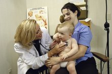 Multiple Swollen Lymph Nodes in the Neck of a Baby