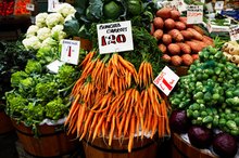 Nutritional Value of Dried Vegetable Powder