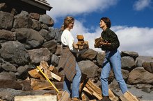 Calories Burned Stacking Wood